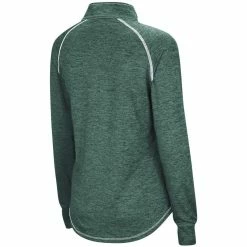 New 🔔 Women's Colosseum Green Michigan State Spartans Bikram Quarter-Zip Pullover Jacket 😍 -activewear Sales unnamed file 1003