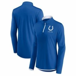 Wholesale 😍 Women's Fanatics Branded Royal Indianapolis Colts Worth The Drive Quarter-Zip Top ✨