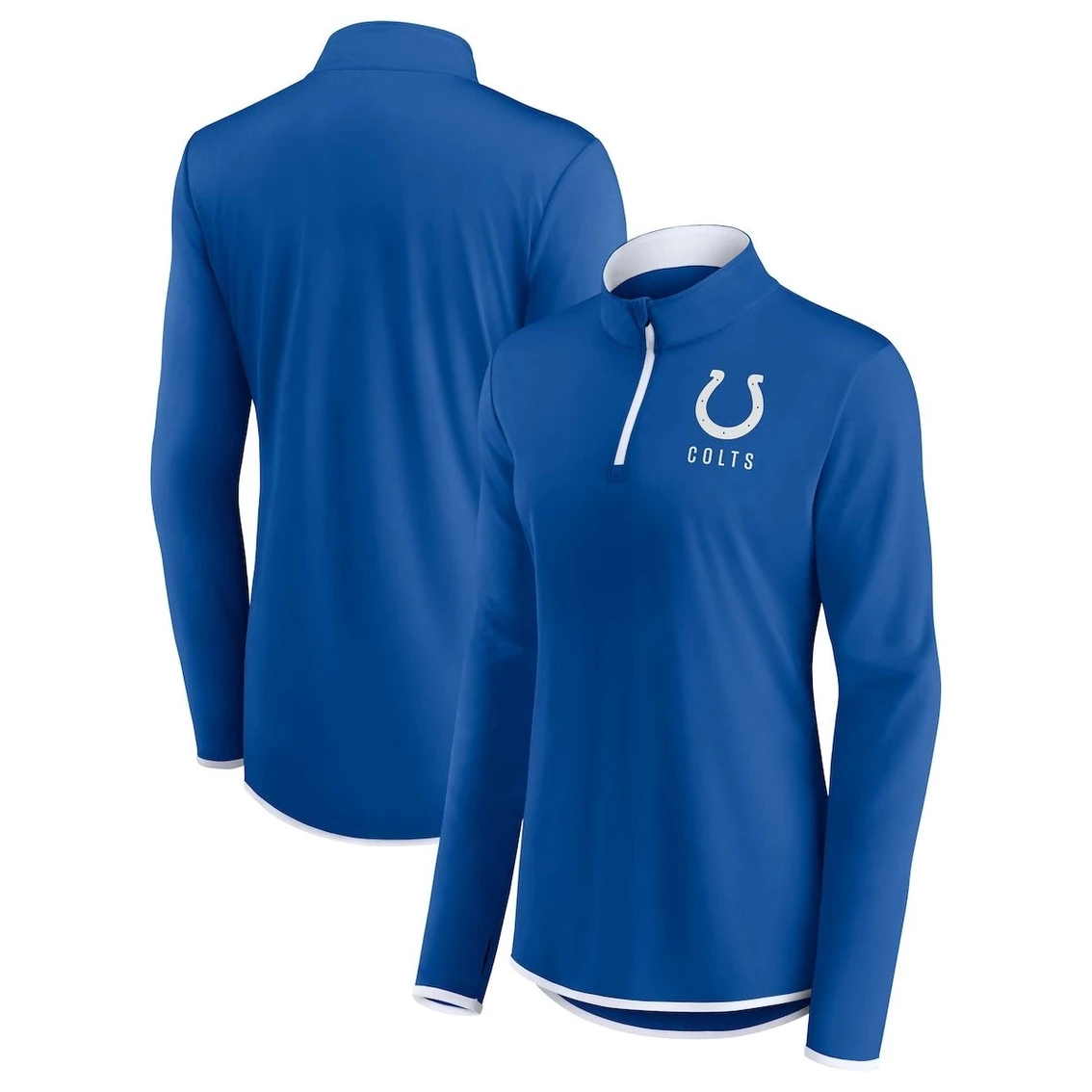 Wholesale π Women's Fanatics Branded Royal Indianapolis Colts Worth The Drive Quarter-Zip Top β¨ 2 Wholesale π Women's Fanatics Branded Royal Indianapolis Colts Worth The Drive Quarter-Zip Top β¨ - Image 2