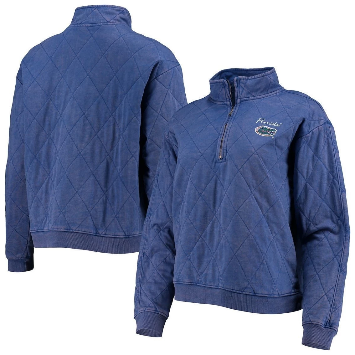 Hot Sale ✨ Women's Gameday Couture Royal Florida Gators Unstoppable Chic Quilted Quarter-Zip Jacket 🎁 2 Hot Sale ✨ Women's Gameday Couture Royal Florida Gators Unstoppable Chic Quilted Quarter-Zip Jacket 🎁 - Image 2