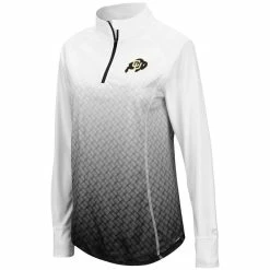 Budget ⌛ Women's Colosseum Black Colorado Buffaloes Magic Ombre Quarter-Zip Raglan Jacket 🧨 -activewear Sales unnamed file 1026