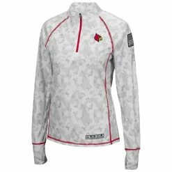 Cheap 🎁 Women's Colosseum White Louisville Cardinals OHT Military Appreciation Officer Arctic Camo 1/4-Zip Jacket 🔥 -activewear Sales unnamed file 1065