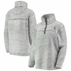 Top 10 🌟 Women's G-III 4Her By Carl Banks Gray Chicago White Sox Sherpa Quarter-Zip Pullover Jacket 🤩
