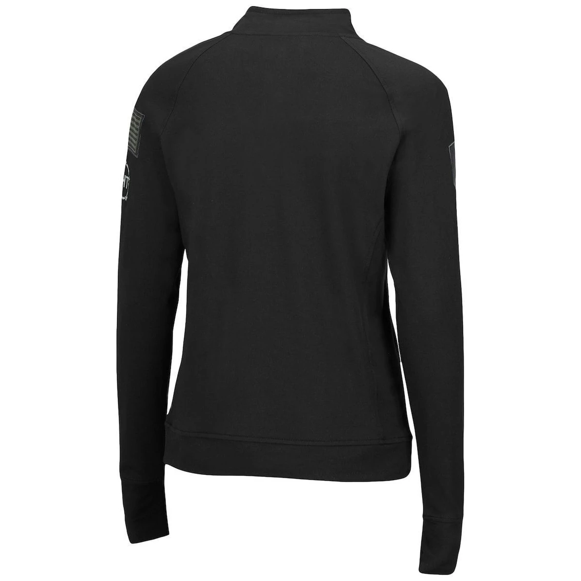 Outlet π₯ Women's Colosseum Black LSU Tigers OHT Military Appreciation Depth Raglan Quarter-Snap Jacket π 4 Outlet π₯ Women's Colosseum Black LSU Tigers OHT Military Appreciation Depth Raglan Quarter-Snap Jacket π - Image 4