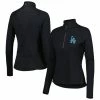 Best reviews of 👏 Women's Levelwear Black Los Angeles Dodgers Energy Quarter-Zip Jacket 👍
