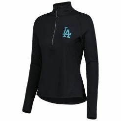 Best reviews of 👏 Women's Levelwear Black Los Angeles Dodgers Energy Quarter-Zip Jacket 👍 -activewear Sales unnamed file 1114