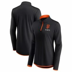 Buy ✨ Women's Fanatics Branded Black San Francisco Giants Worth The Drive Quarter-Zip Jacket 👍 -activewear Sales unnamed file 1121