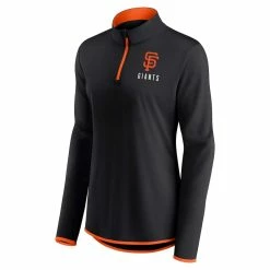 Buy ✨ Women's Fanatics Branded Black San Francisco Giants Worth The Drive Quarter-Zip Jacket 👍 -activewear Sales unnamed file 1122