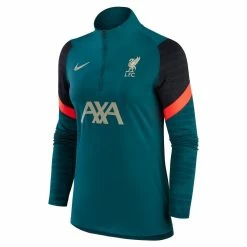 Top 10 😍 Women's Nike Teal Liverpool Strike Drill Raglan Quarter-Zip Performance Top ✨ -activewear Sales unnamed file 114