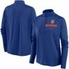 Budget ⌛ Women's Nike Royal New York Mets Primetime Local Touch Pacer Quarter-Zip Top 🔥