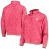 Budget 🥰 Women's Gameday Couture Scarlet Nebraska Huskers Unstoppable Chic Quilted Quarter-Zip Jacket 🔔