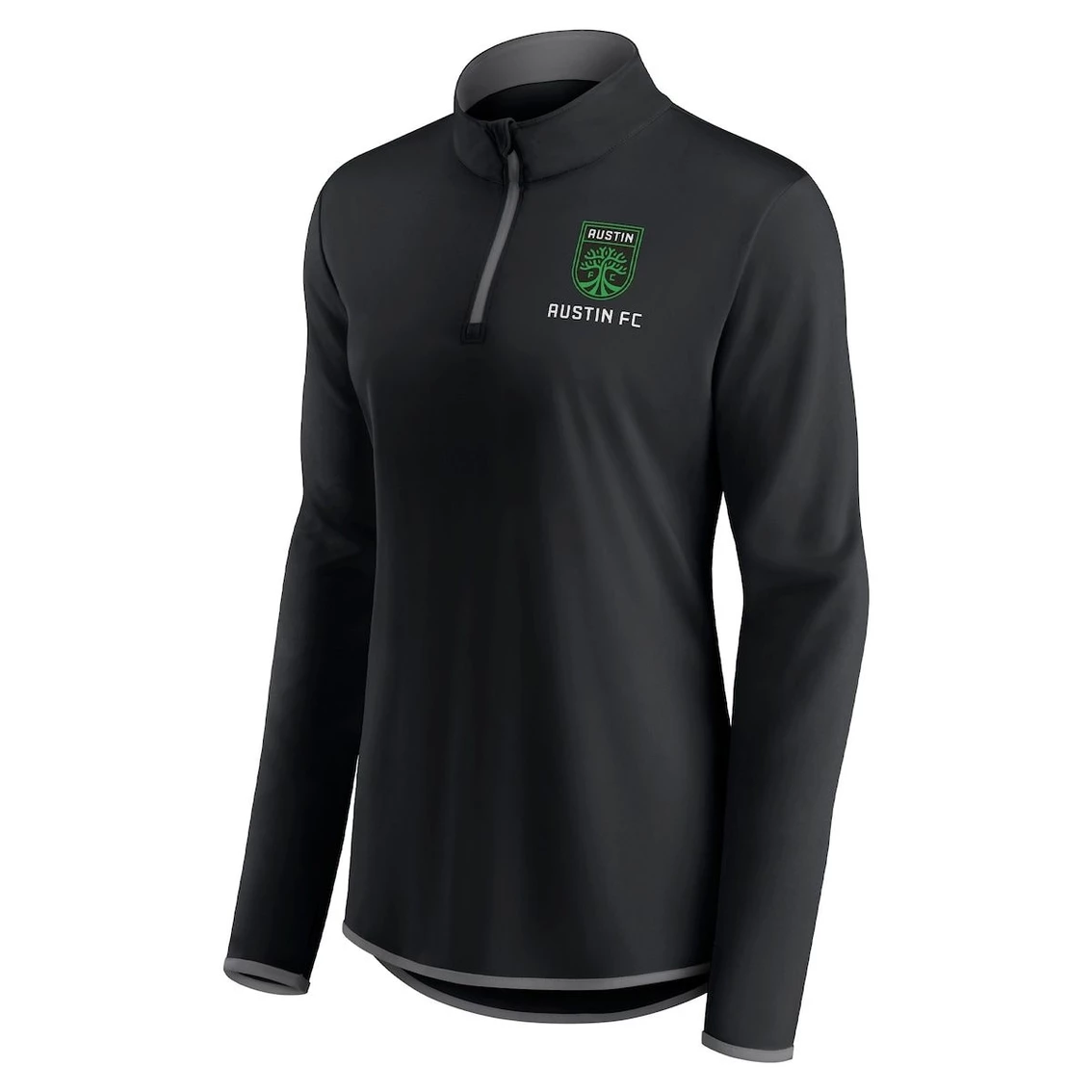 Brand new 💯 Women's Fanatics Branded Black Austin FC Worth The Drive Quarter-Zip Top ✨ 3 Brand new 💯 Women's Fanatics Branded Black Austin FC Worth The Drive Quarter-Zip Top ✨ - Image 3