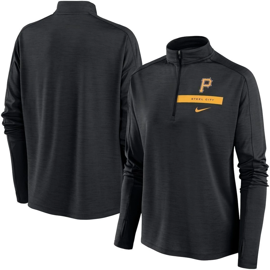 Top 10 β€οΈ Women's Nike Black Pittsburgh Pirates Primetime Local Touch Pacer Quarter-Zip Top π 1 Top 10 β€οΈ Women's Nike Black Pittsburgh Pirates Primetime Local Touch Pacer Quarter-Zip Top π