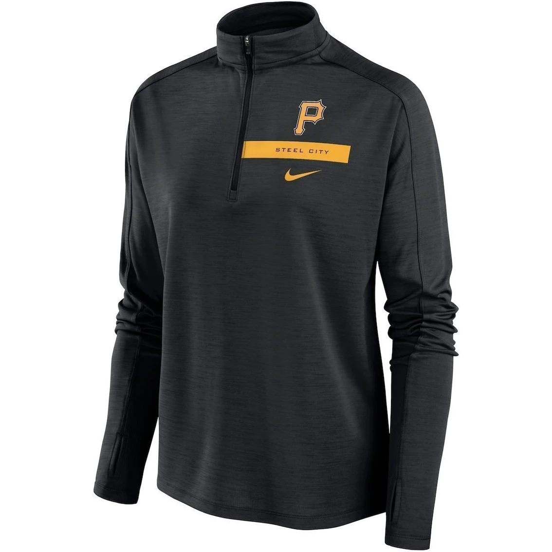 Top 10 β€οΈ Women's Nike Black Pittsburgh Pirates Primetime Local Touch Pacer Quarter-Zip Top π 3 Top 10 β€οΈ Women's Nike Black Pittsburgh Pirates Primetime Local Touch Pacer Quarter-Zip Top π - Image 3