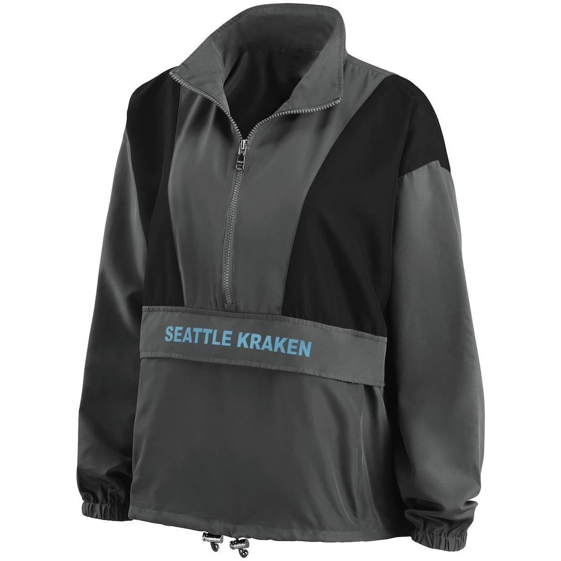 Discount π― Women's WEAR By Erin Andrews Charcoal Seattle Kraken Popover Packable Half-Zip Jacket π₯° 3 Discount π― Women's WEAR By Erin Andrews Charcoal Seattle Kraken Popover Packable Half-Zip Jacket π₯° - Image 3