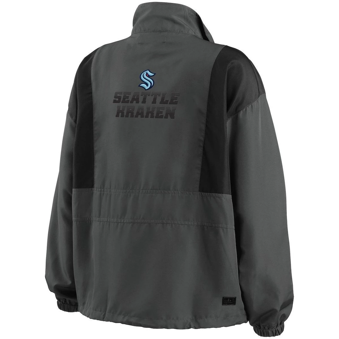 Discount π― Women's WEAR By Erin Andrews Charcoal Seattle Kraken Popover Packable Half-Zip Jacket π₯° 4 Discount π― Women's WEAR By Erin Andrews Charcoal Seattle Kraken Popover Packable Half-Zip Jacket π₯° - Image 4