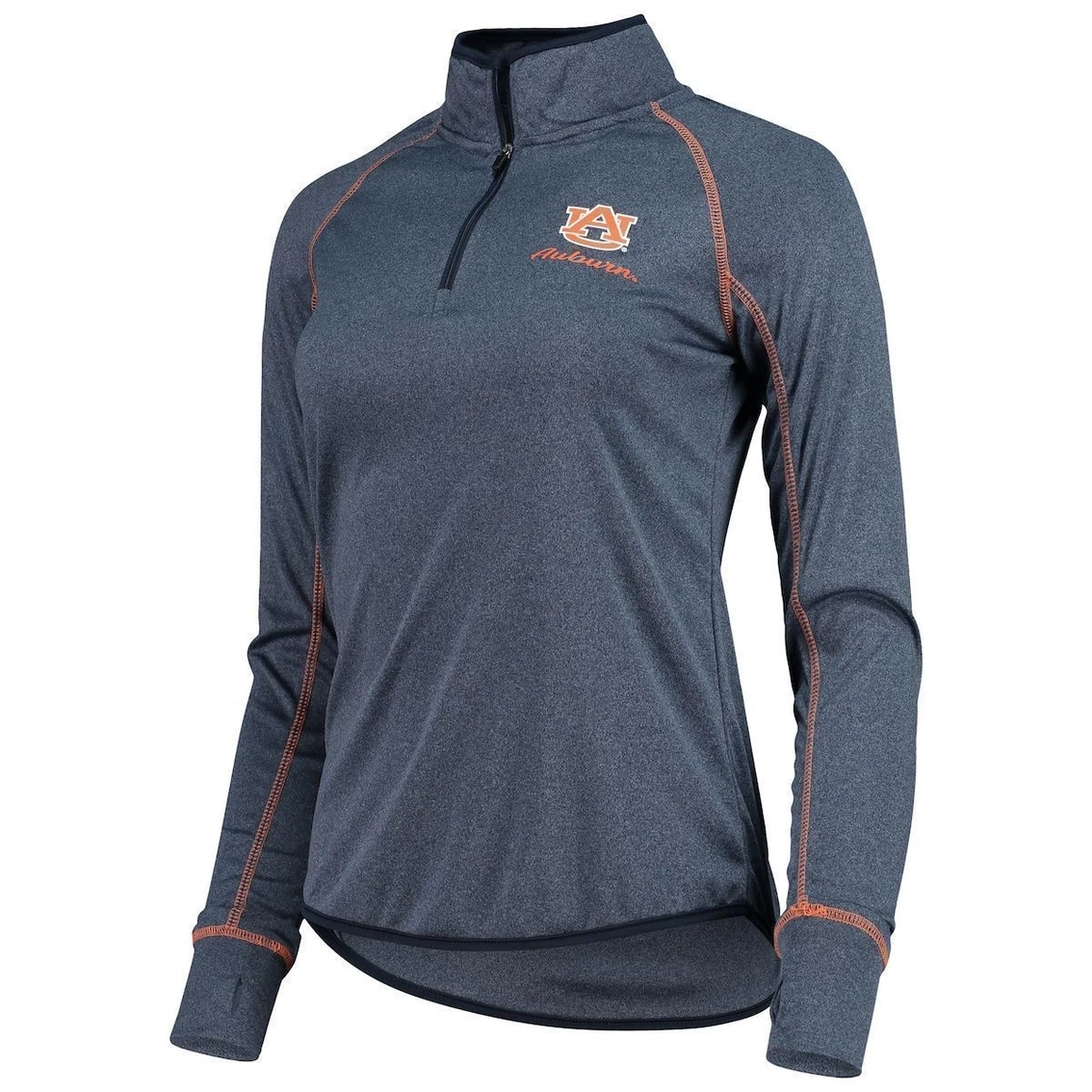 Flash Sale 🎉 Women's Colosseum Navy Auburn Tigers Stingray Raglan Quarter-Zip Top ❤️ 3 Flash Sale 🎉 Women's Colosseum Navy Auburn Tigers Stingray Raglan Quarter-Zip Top ❤️ - Image 3