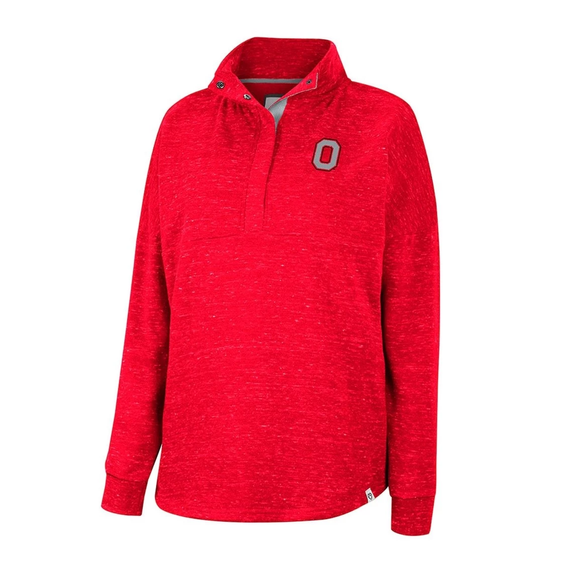 Deals ๐ Women's Colosseum Scarlet Ohio State Buckeyes Natalie Speckled Quarter-Snap Top ๐ฏ 3 Deals ๐ Women's Colosseum Scarlet Ohio State Buckeyes Natalie Speckled Quarter-Snap Top ๐ฏ - Image 3