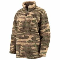 Buy 👏 Women's G-III Sports By Carl Banks Camo Washington Capitals Sherpa Quarter-Zip Jacket 🔔 -activewear Sales unnamed file 1233