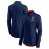Wholesale 🔥 Women's Fanatics Branded Navy Minnesota Twins Worth The Drive Quarter-Zip Jacket 🧨