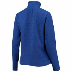 Hot Sale 😍 Women's Gameday Couture Royal Florida Gators Embossed Quarter-Zip Jacket 👏 -activewear Sales unnamed file 1260