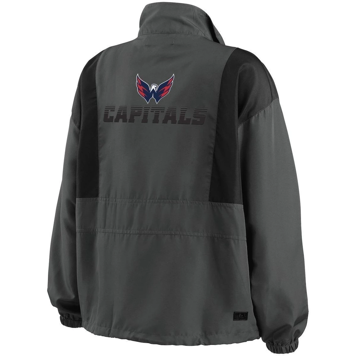Coupon π― Women's WEAR By Erin Andrews Charcoal Washington Capitals Popover Packable Half-Zip Jacket π― 4 Coupon π― Women's WEAR By Erin Andrews Charcoal Washington Capitals Popover Packable Half-Zip Jacket π― - Image 4