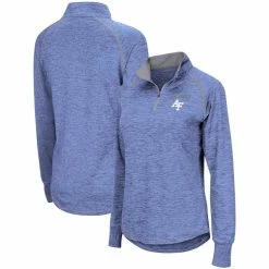 Best Pirce 🌟 Women's Colosseum Royal Air Force Falcons Bikram Quarter-Zip Pullover Jacket 🛒
