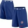 Hot Sale 🎁 Men's Nike Royal Chicago Cubs Primetime Logo Performance Shorts ⭐