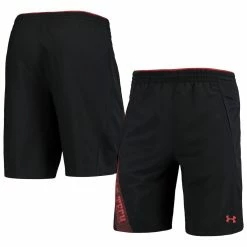 Best Pirce ✨ Men's Under Armour Black Texas Tech Red Raiders 2021 Sideline Woven Shorts 😀