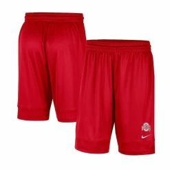 Best deal 🎉 Men's Nike Scarlet Ohio State Buckeyes Fast Break Team Performance Shorts ⭐