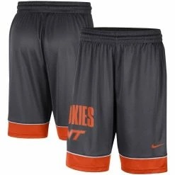 Promo 🎉 Men's Nike Charcoal/Orange Virginia Tech Hokies Fast Break Shorts 🎉