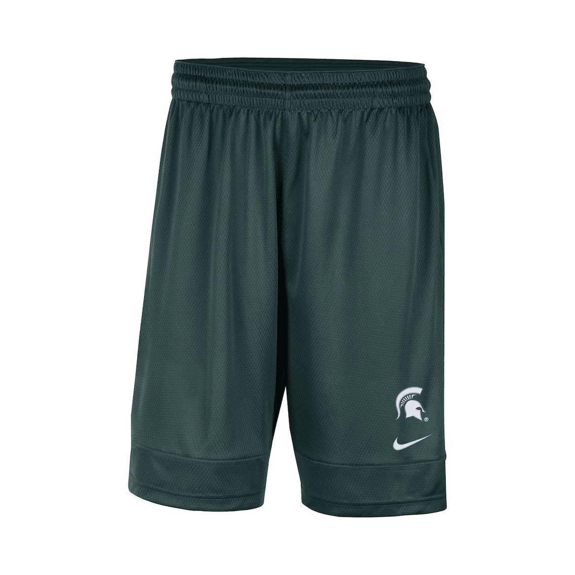 Promo ❤️ Men's Nike Green Michigan State Spartans Fast Break Team Performance Shorts ✔️ 3 Promo ❤️ Men's Nike Green Michigan State Spartans Fast Break Team Performance Shorts ✔️ - Image 3