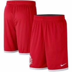 Deals βοΈ Men's Nike Scarlet/White Ohio State Buckeyes Logo Performance Shorts π€©
