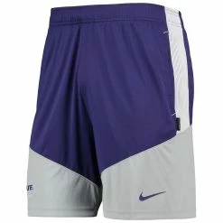 Brand new ⌛ Men's Nike Purple/Gray Kansas State Wildcats Performance Player Shorts 🌟 -activewear Sales unnamed file 1451