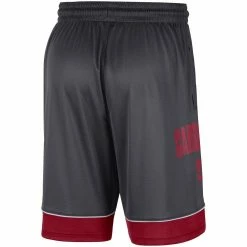 Flash Sale 👍 Men's Nike Charcoal/Crimson Stanford Cardinal Fast Break Shorts 🔥 -activewear Sales unnamed file 1509