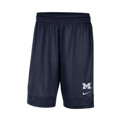 Brand new 🧨 Men's Nike Navy Michigan Wolverines Fast Break Team Performance Shorts 🥰 -activewear Sales unnamed file 1515