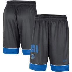 Deals 💯 Men's Nike Charcoal/Blue UCLA Bruins Fast Break Shorts 👍