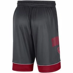 Best Pirce ✔️ Men's Nike Charcoal/Crimson Oklahoma Sooners Fast Break Performance Shorts 🎉 -activewear Sales unnamed file 1556