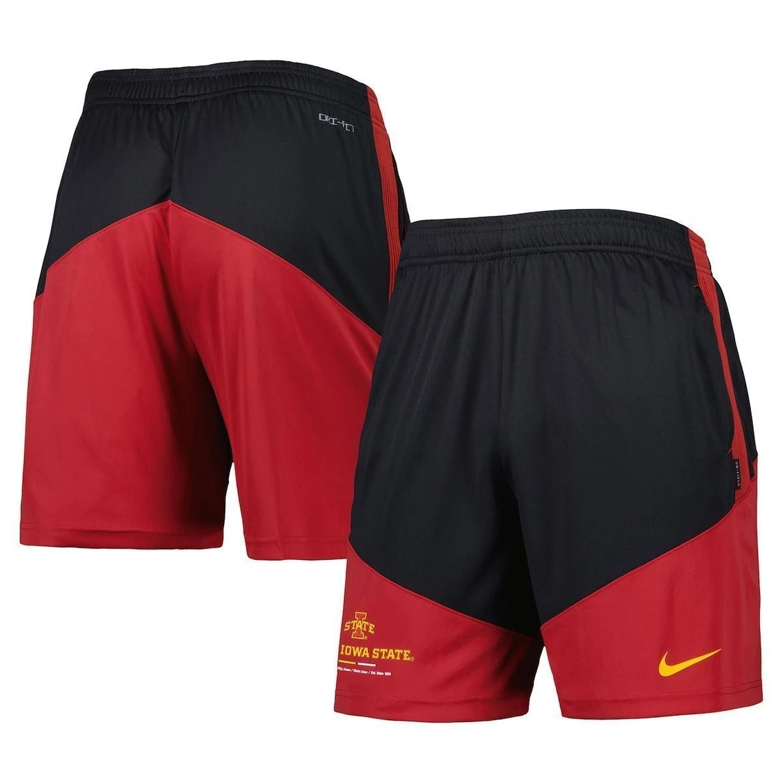 Best Pirce ๐งจ Men's Nike Black/Cardinal Iowa State Cyclones Performance Player Shorts โ๏ธ 2 Best Pirce ๐งจ Men's Nike Black/Cardinal Iowa State Cyclones Performance Player Shorts โ๏ธ - Image 2
