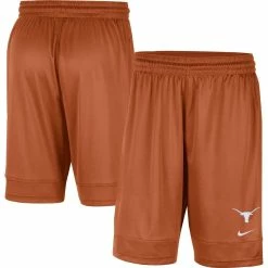 Budget 🤩 Men's Nike Texas Orange Texas Longhorns Fast Break Team Performance Shorts 👍