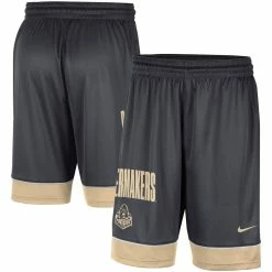 Budget 😍 Men's Nike Charcoal/Gold Purdue Boilermakers Fast Break Performance Shorts 🔥