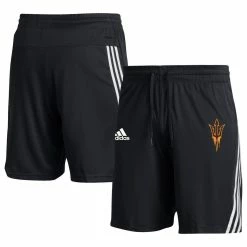 Flash Sale 🥰 Men's Adidas Black Arizona State Sun Devils AEROREADY Three-Stripe Knit Shorts 😀