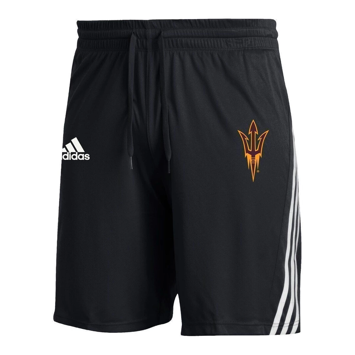 Flash Sale π₯° Men's Adidas Black Arizona State Sun Devils AEROREADY Three-Stripe Knit Shorts π 3 Flash Sale π₯° Men's Adidas Black Arizona State Sun Devils AEROREADY Three-Stripe Knit Shorts π - Image 3