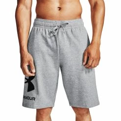 Budget 😀 Under Armour Rival FLC Big Logo Shorts 👏 -activewear Sales unnamed file 1701