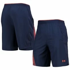 Best deal 🎉 Men's Under Armour Navy Auburn Tigers 2021 Sideline Woven Shorts 🎁