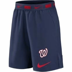 Cheapest 🤩 Men's Nike Navy Washington Nationals Primetime Logo Performance Shorts 🥰 -activewear Sales unnamed file 1723