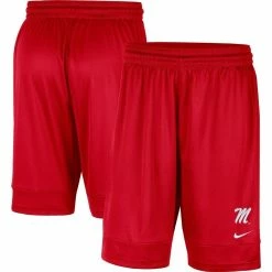 Best Sale π Men's Nike Red Ole Miss Rebels Fast Break Team Performance Shorts π