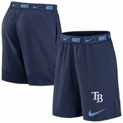 Hot Sale π Men's Nike Navy Tampa Bay Rays Primetime Logo Performance Shorts β€οΈ