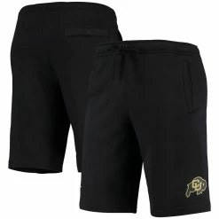 Best Pirce 💯 Men's Nike Black Colorado Buffaloes College Primary Logo Club Fleece Shorts ❤️