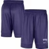 Wholesale 🌟 Men's Nike Purple TCU Horned Frogs Fast Break Team Performance Shorts 🎁